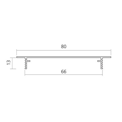 Grille d'aération 300 mm, 400 mm ou 500 mm - 3 finitions