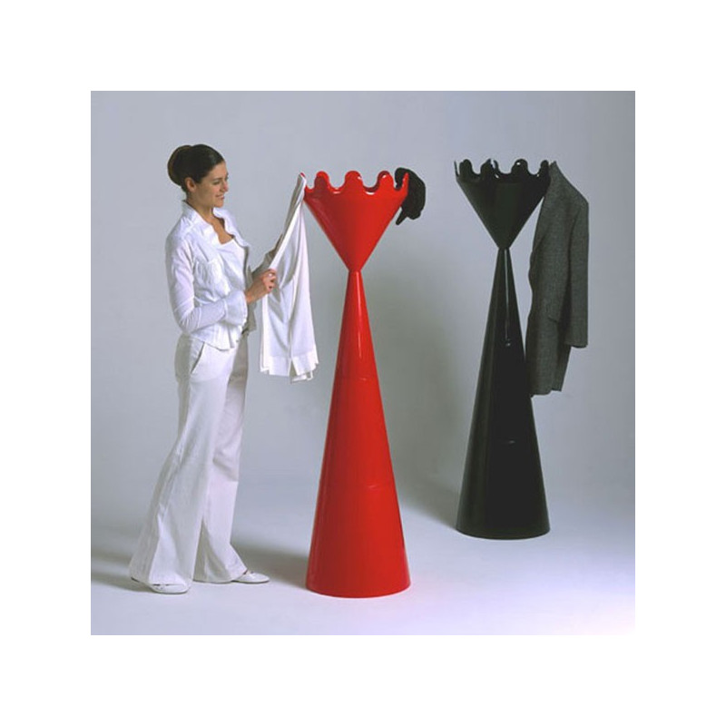 Porte-manteaux Design Italien SCACCO MATTO - Rouge, Matière Thermoplastique, Fabrication Italie