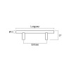 Poignée de meuble GRANDES LONGUEURS - Look inox