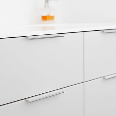 Poignée profil EDGE STRAIGHT de FURNIPART - Look inox