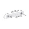 Poignée de meuble NERIA - Look aluminium