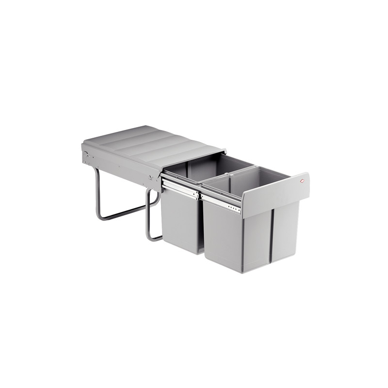 POUBELLE DE CUISINE Encastrable Coulissante Sous Évier Tri 2 Bacs De 15  Litres EUR 59,00 - PicClick FR