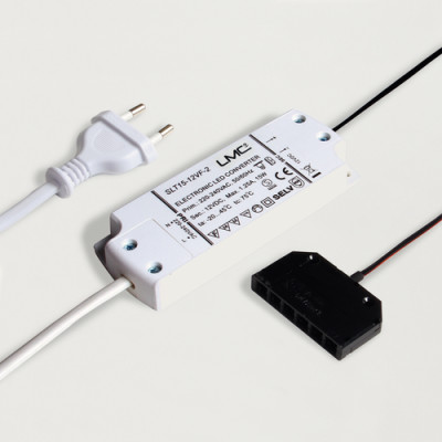 Mini bloc prise USB rond à encastrer