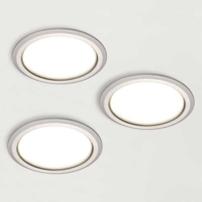 Kit 3 spots LED 230V diamètre 78 mm SYKE