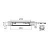 Spot LED 230V diamètre 78 mm dimmable SYKO