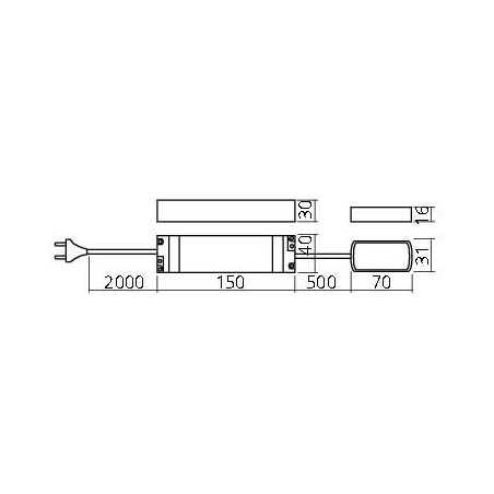 Transformateur 12V - 30W