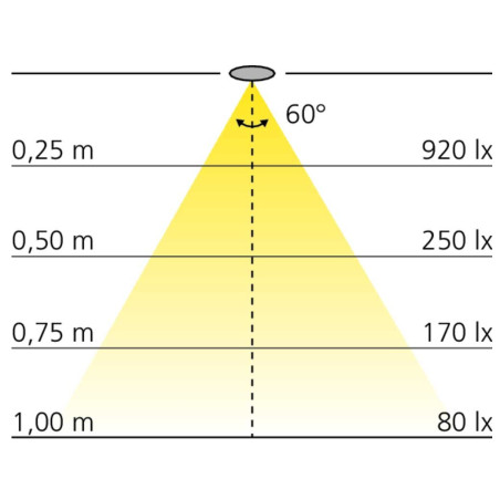 Spot LED rond 2W à encastrer ajustable de blanc froid/blanc chaud ETNO