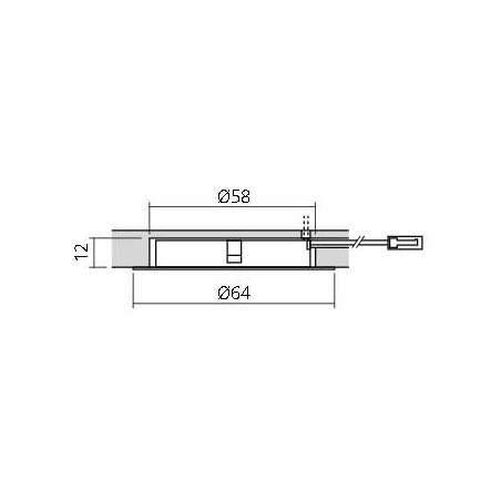 Spot LED LYLA 12V diamètre 58 mm