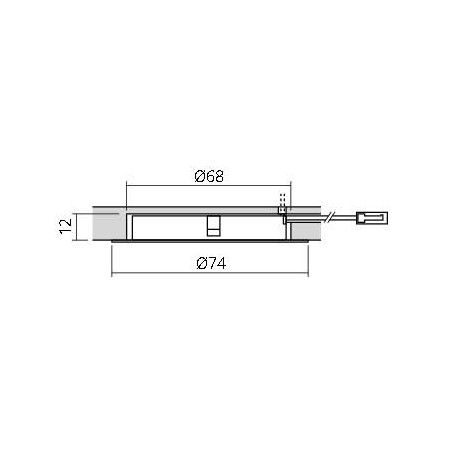 Spot LED LYLO 12V diamètre 68 mm