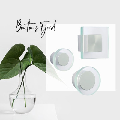 Bouton de meuble FJORD - Verre