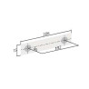 Poignée de meuble HIFI de FURNIPART - Look inox