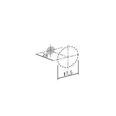 Bouton de meuble FM - Noir