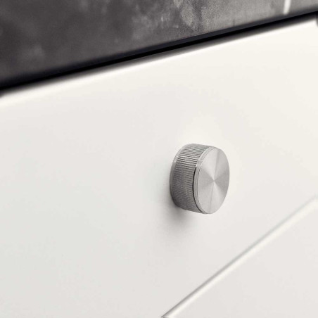 Bouton de meuble inox STEREO de FURNIPART