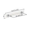 Poignée de meuble CURVE - Look aluminium