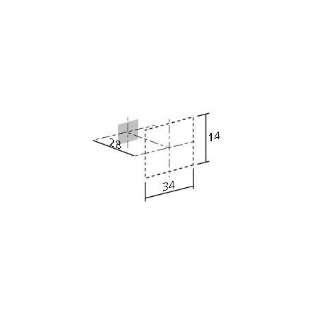 Bouton de meuble noir OBLONG