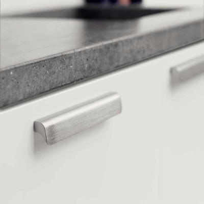 Poignée de meuble FALL de FURNIPART - Look aluminium