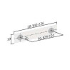 Poignée de meuble FALL de FURNIPART - Look aluminium