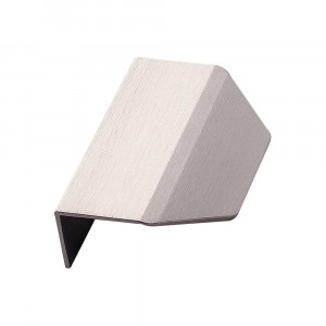 Poignée de meuble PAN COUPE - Look aluminium