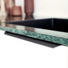 Poignée de meuble PAN COUPE de FURNIPART - Noir brossé