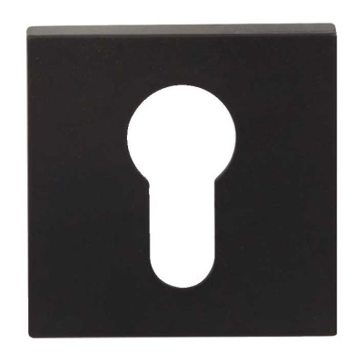 Rosaces carrées - Blanc / Noir / Chromé / Look inox