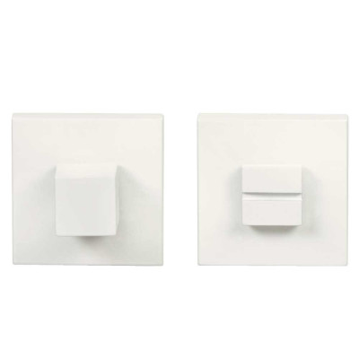 Rosaces carrées - Blanc / Noir / Chromé / Look inox