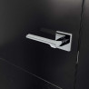 Poignée de porte FILA - Chromé / Look inox / Noir / Blanc