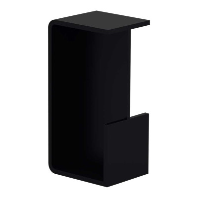 Poignée noire carré pour coulissant